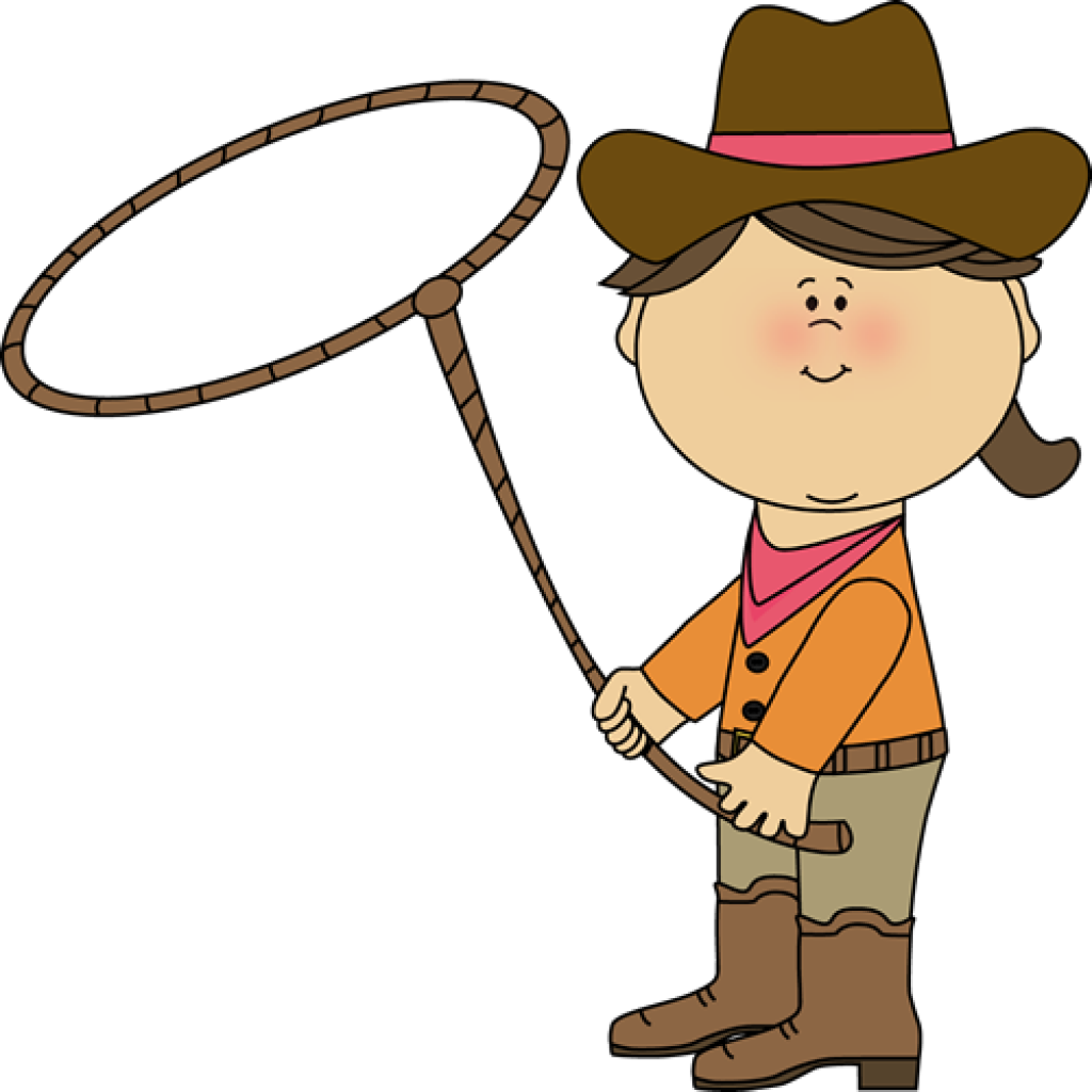 Cowgirl With A Lasso - Lasso Clip Art (1024x1024)