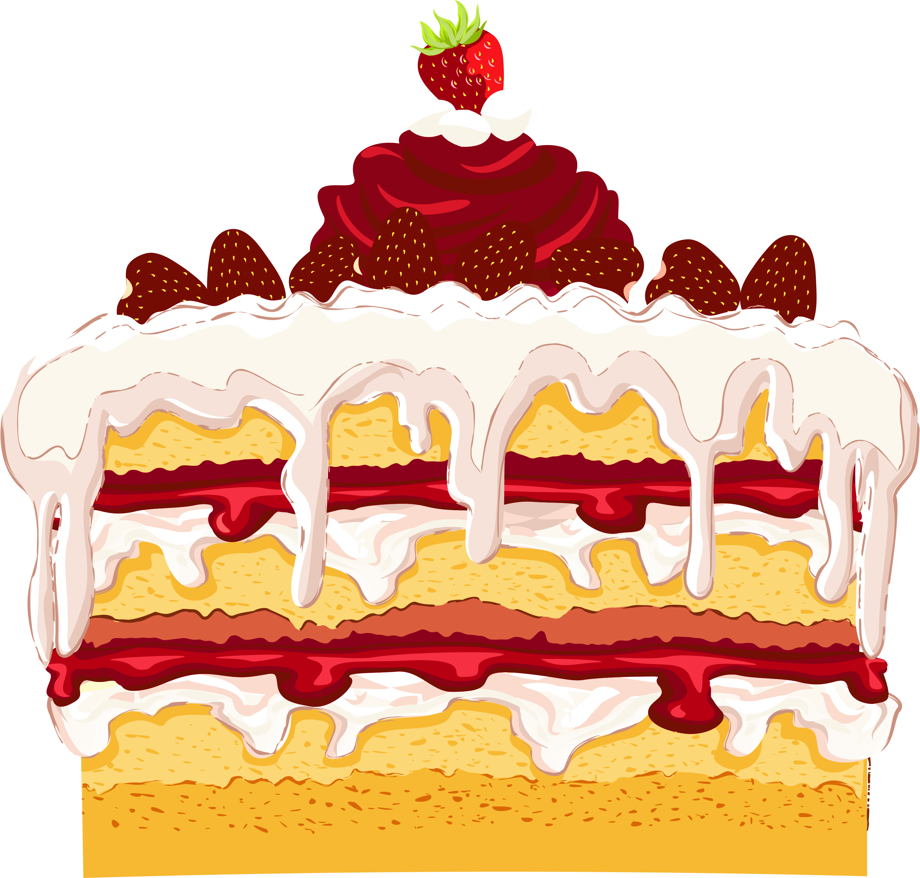 Birthday Cake Black And White Clip Art Free Download - Happy Birthday Anna Gif (3245x3040)