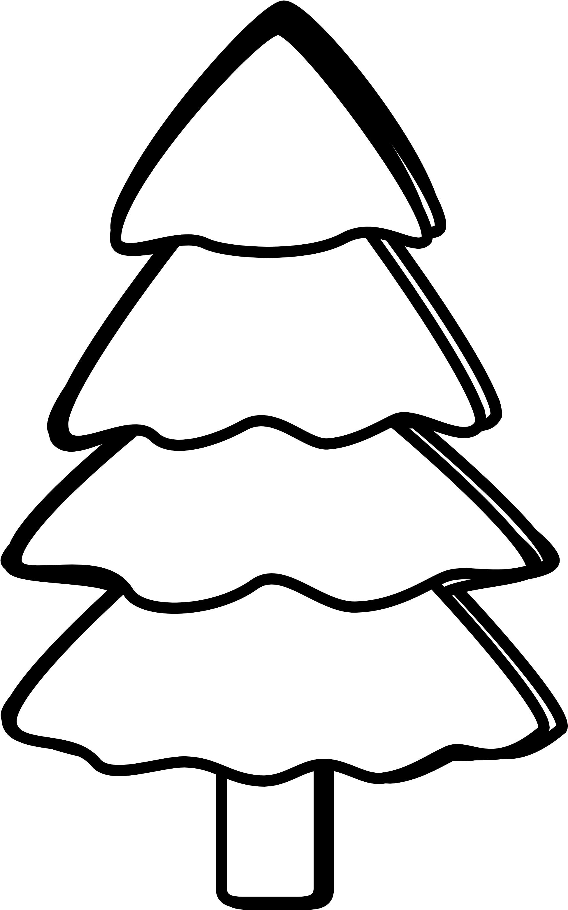 Valuable Black And White Clipart Free Clip Art Pictures - Tree Clipart Black And White (1979x3210)