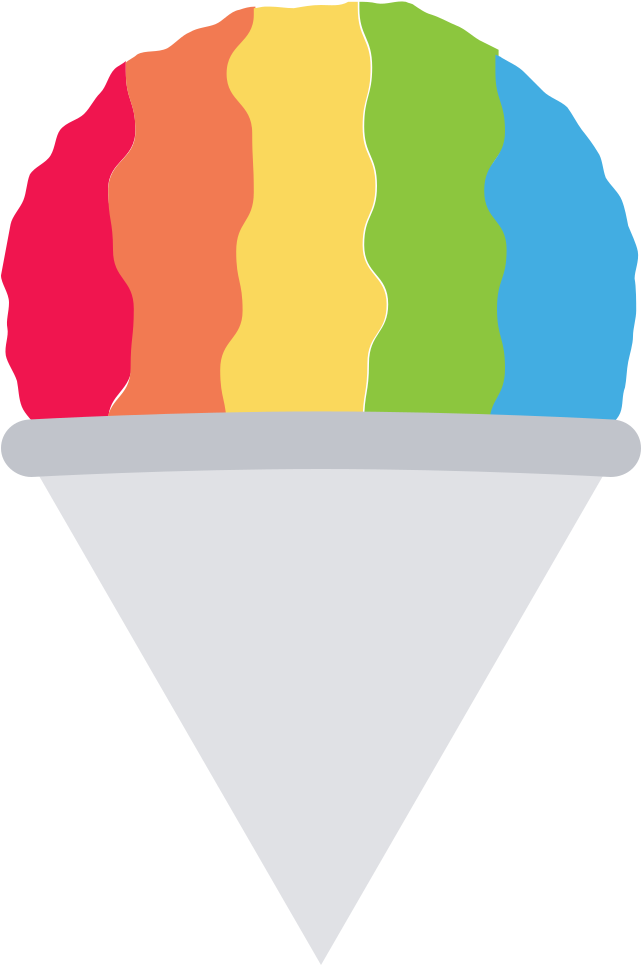Shaved Ice Emoji Vector Icon - Shaved Ice Emoji (1024x1024)