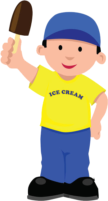 Ice Cream Cart Drawing Clip Art - Ice Cream Seller (1000x869)