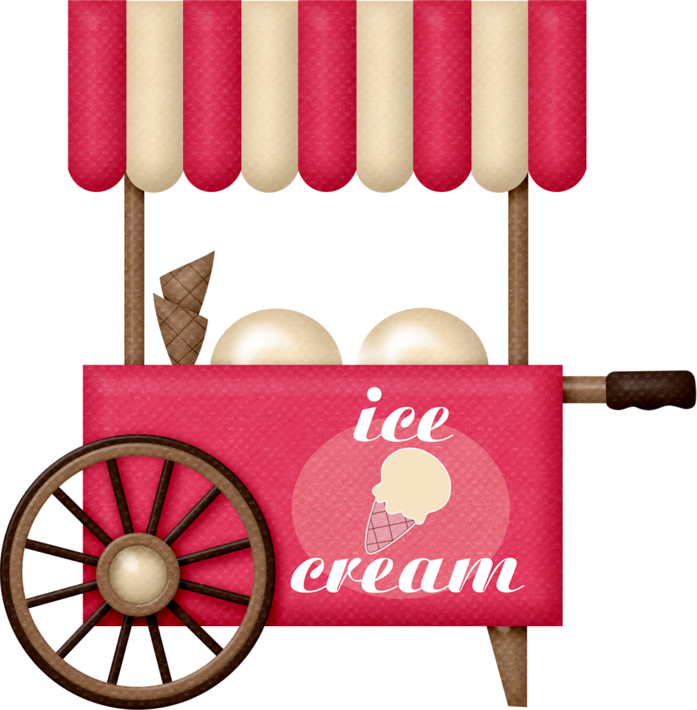 B *✿* Heladeros - Ice Cream Cart Png (1005x1024)