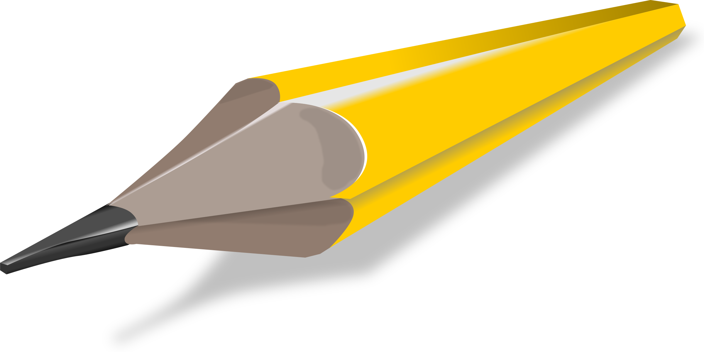 Pencil - Pencil Vector (2400x1200)