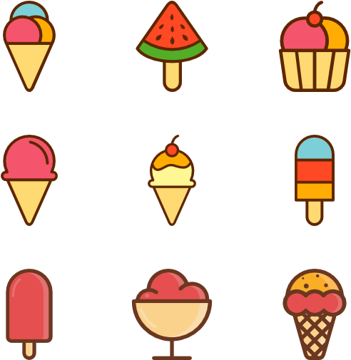 Ice Cream - Cartoon Ice Cream Icon (600x564)