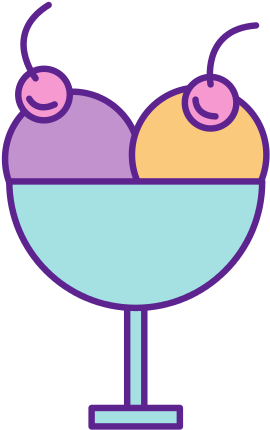 Ice Cream Cup Isolated Icon - Icon (550x550)