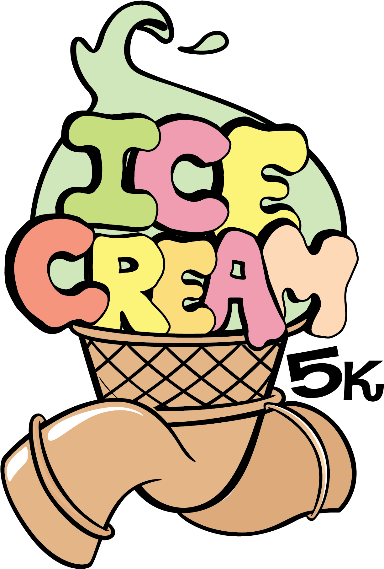 Ice Cream 5k Cincinnati - Pottstown's Tuesday In The Park Ice Cream 5k Series (2550x2031)