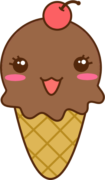 Click On Images To Enlarge And Download - Cute Ice Cream Png (347x597)