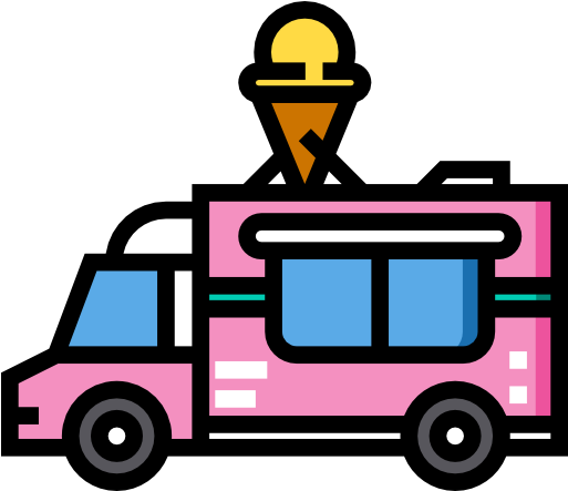 Ice Cream Truck Free Icon - Songpa District (512x512)