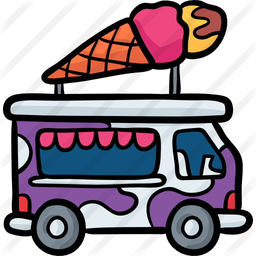 Ice Cream Truck - Food Truck (512x512)