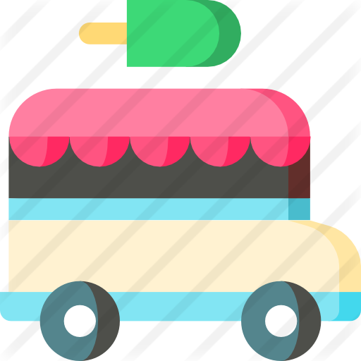 Ice Cream Van - Circle (512x512)