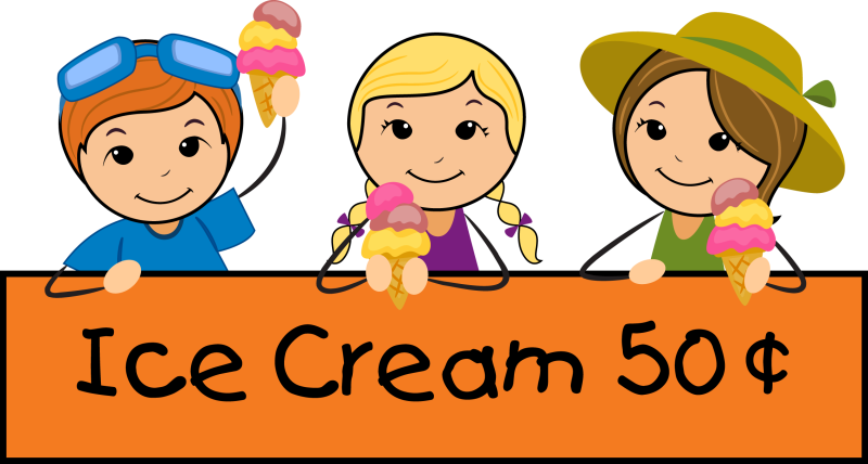 Pin Eating Clipart - Kids In Summer Clipart (800x428)