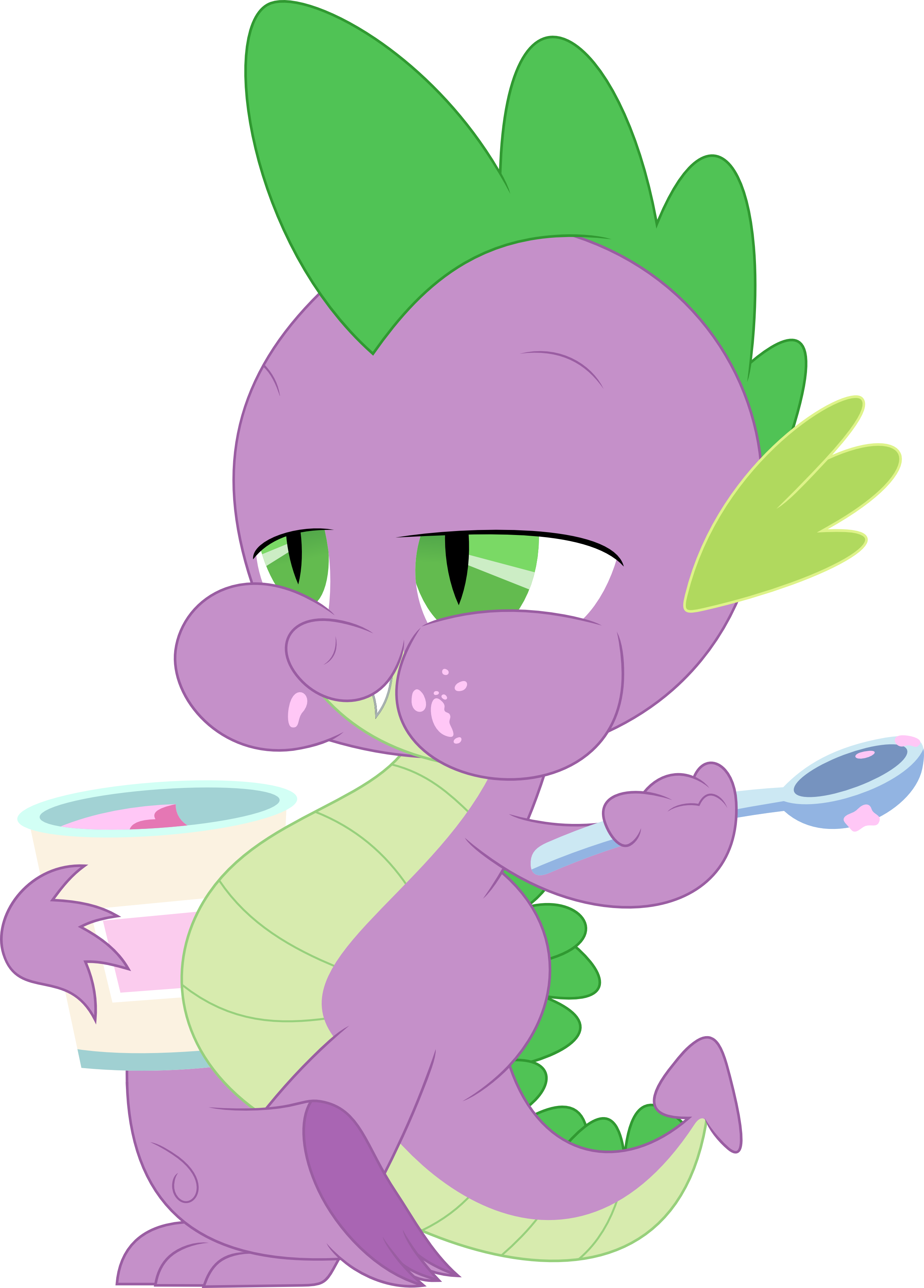 Dragons Eating Ice Cream Are Cool By Porygon2z - Dragon Eating Ice Cream (2568x3580)