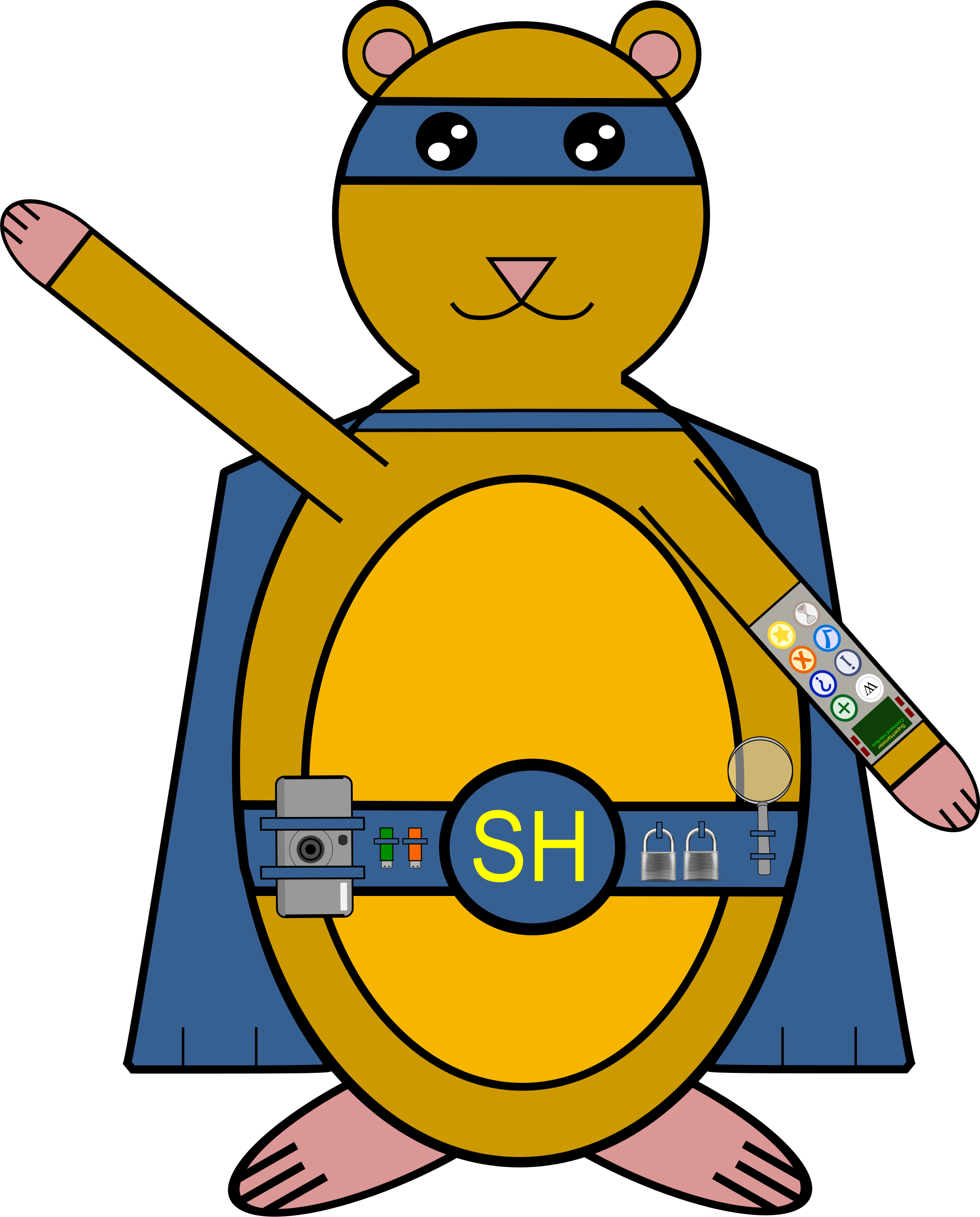 File - Superhamster - Svg - Super Hamster (1000x1241)