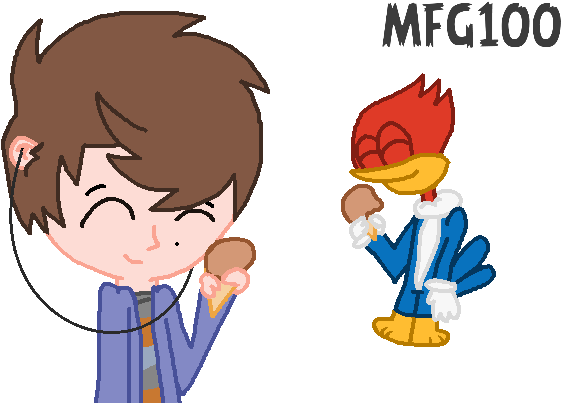 Day 13 Eating Icecream By Mixelfangirl100 - Animal (688x410)