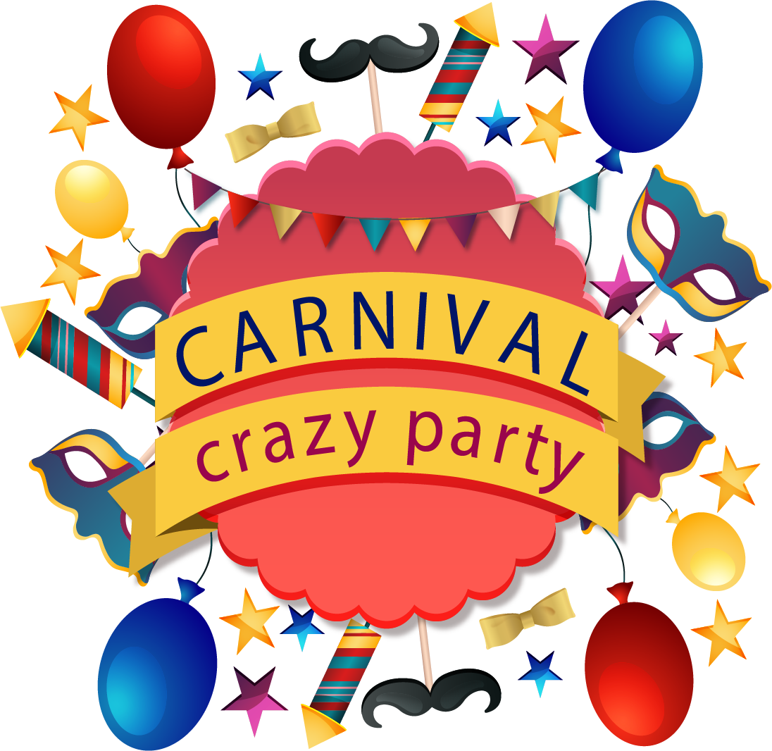 Carnival Party Clip Art - Carnaval Fete (1096x1066)