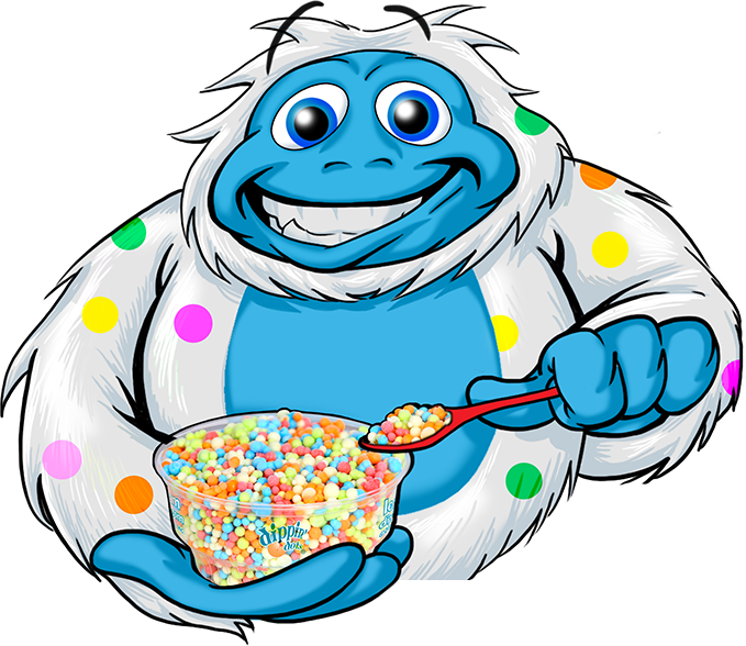 Sans Finger Tips - Dippin Dots Clipart (679x588)