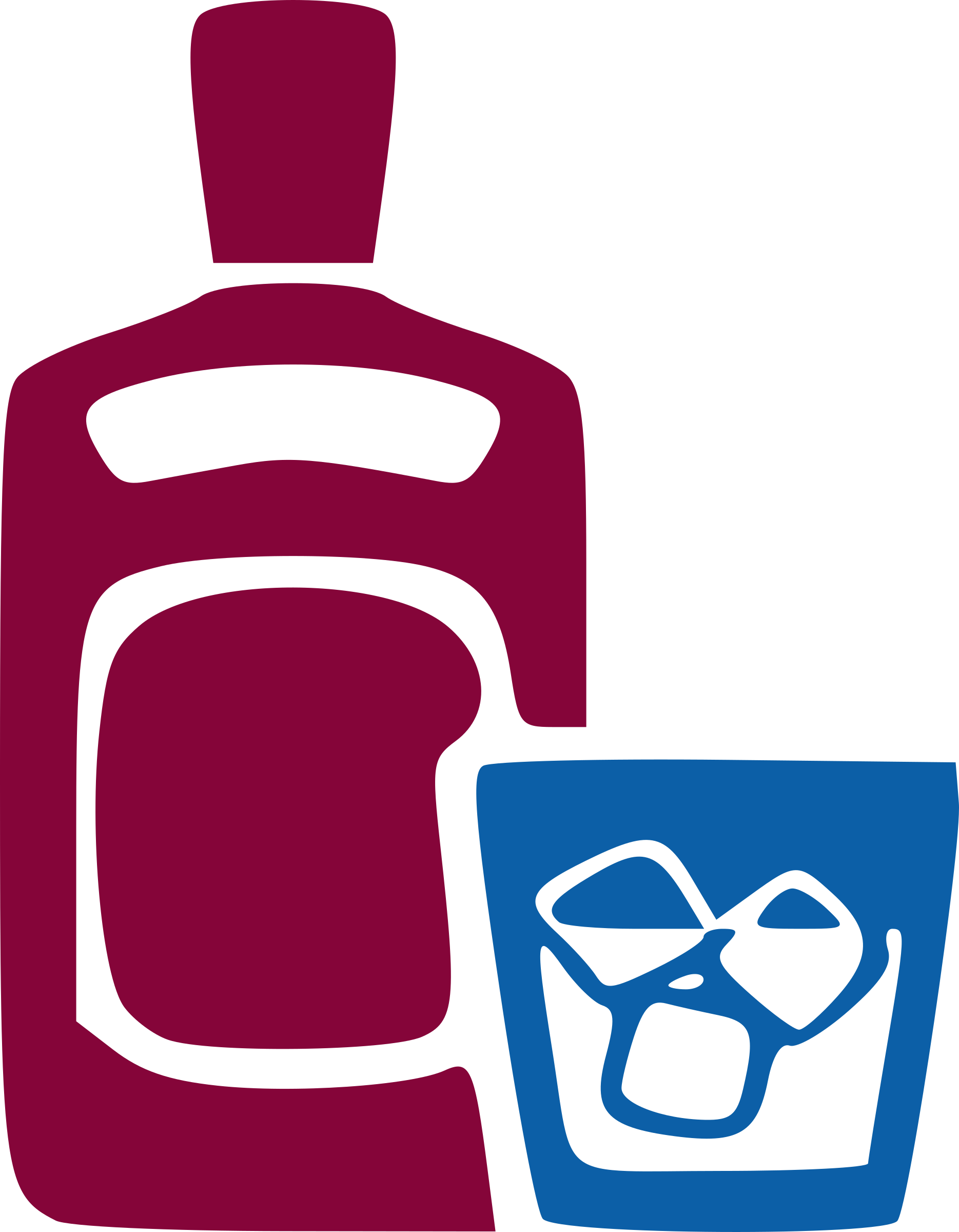 Ice And Bottle - Alcohol Icon Png (1869x2400)