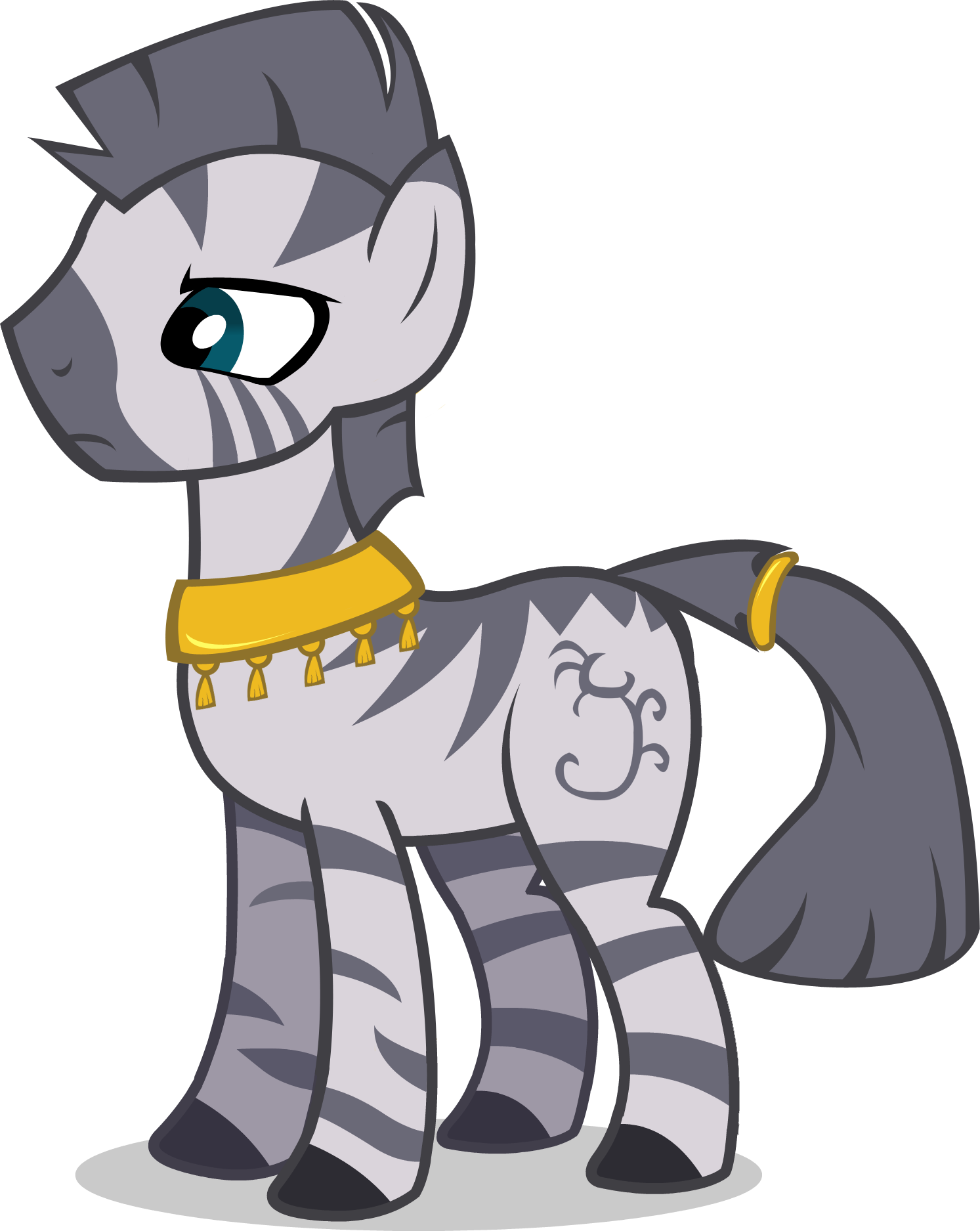 Wolfnanaki, Oc, Oc - My Little Pony Zebra (1493x1875)