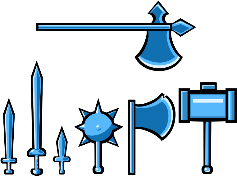 Simple Ice Weapons Pack (download) By Daemoniken - Ice Weapons Deviantart (800x600)