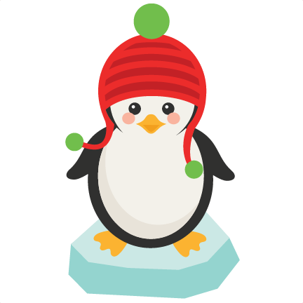 Penguin On Ice Svg Scrapbook Cut File Cute Clipart - Cricut (432x432)