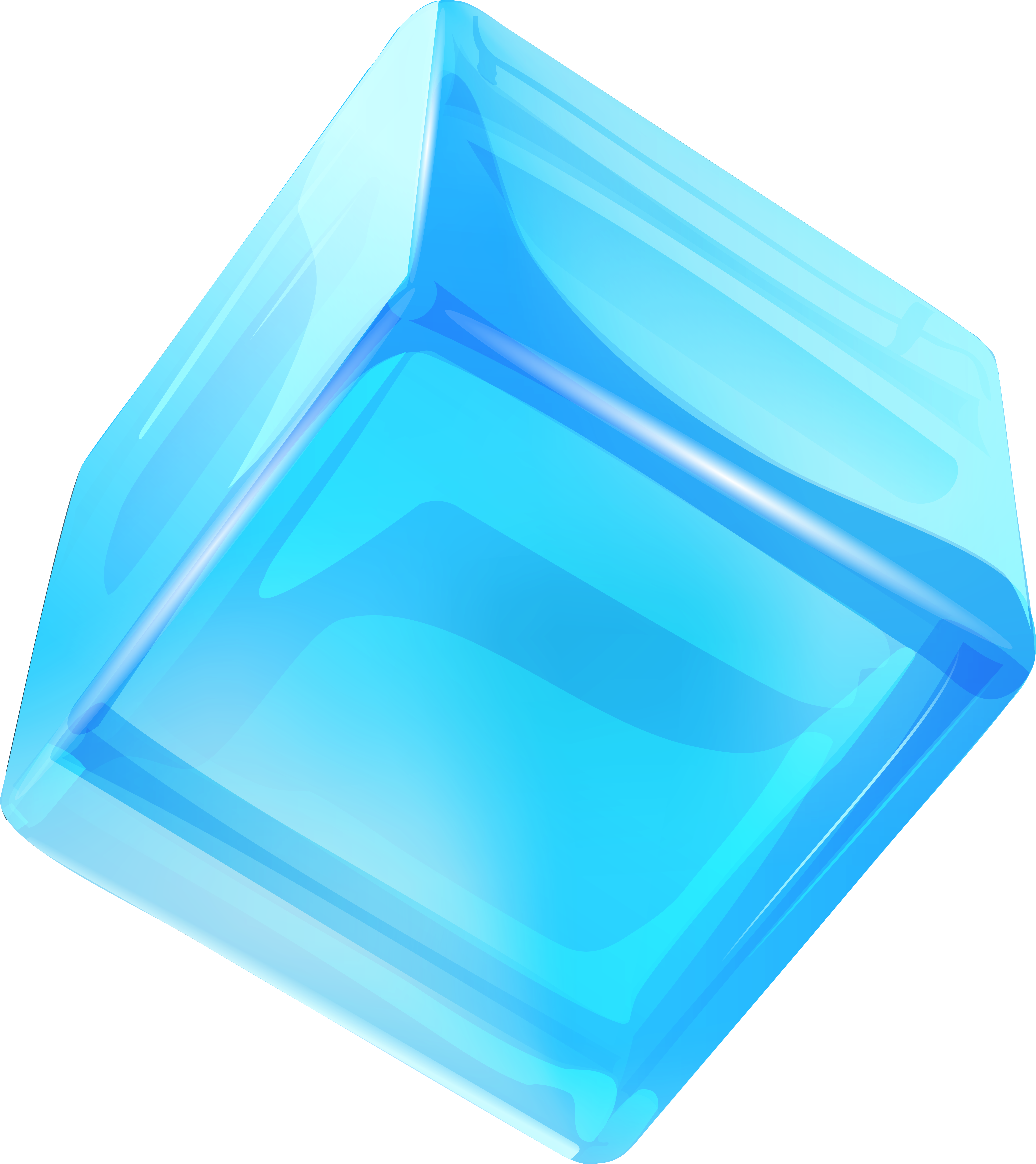 Ice Cube Clipart - Ice Cube (5581x6268)