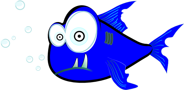 Piranha Clip Art (600x294)
