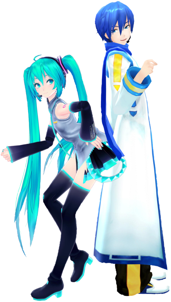 [mmd] Trouble Maker - Kaito X Miku Mmd (774x1032)