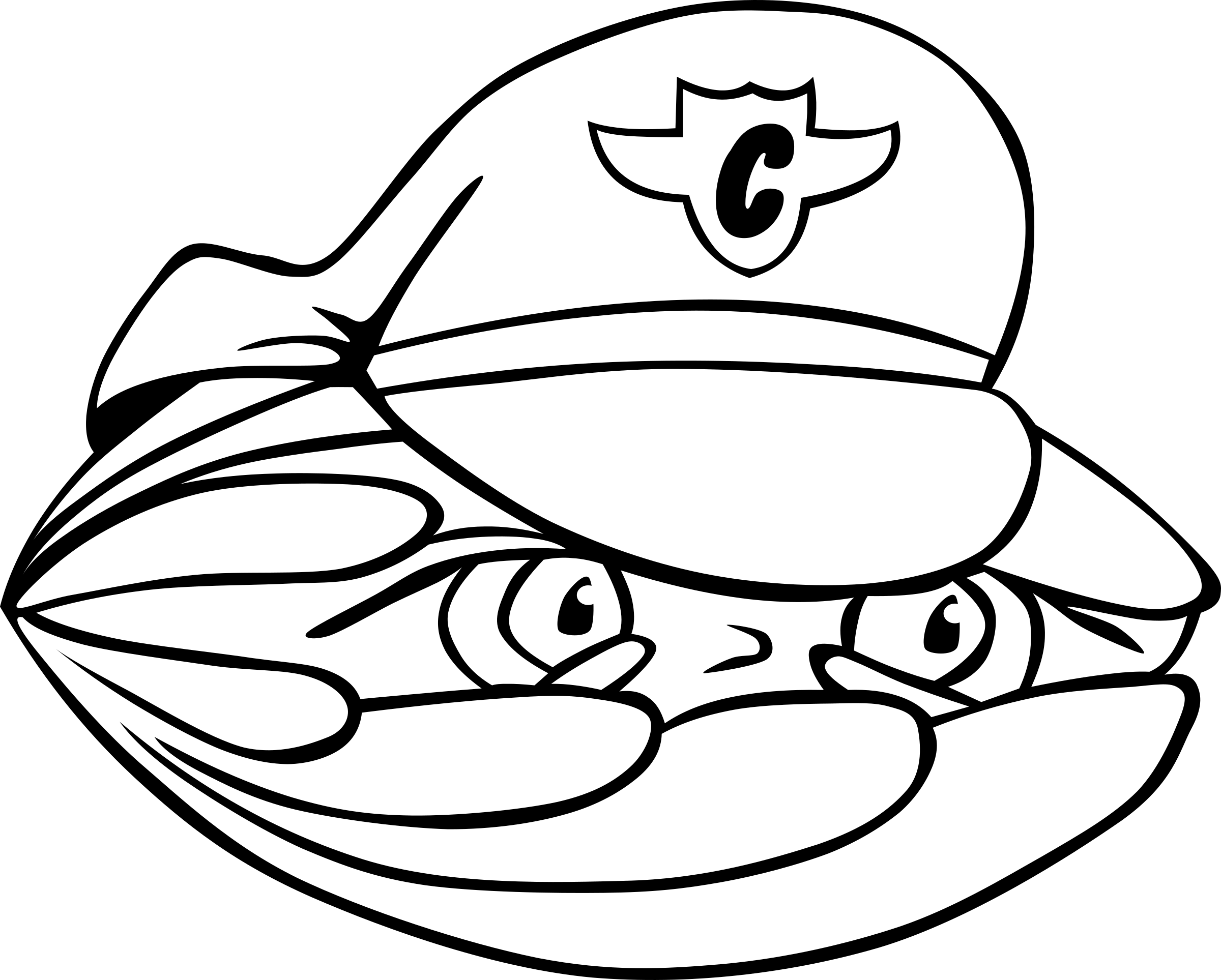 Ask Your Team Captain For Your Ticket - Clam Clip Art (2400x1927)