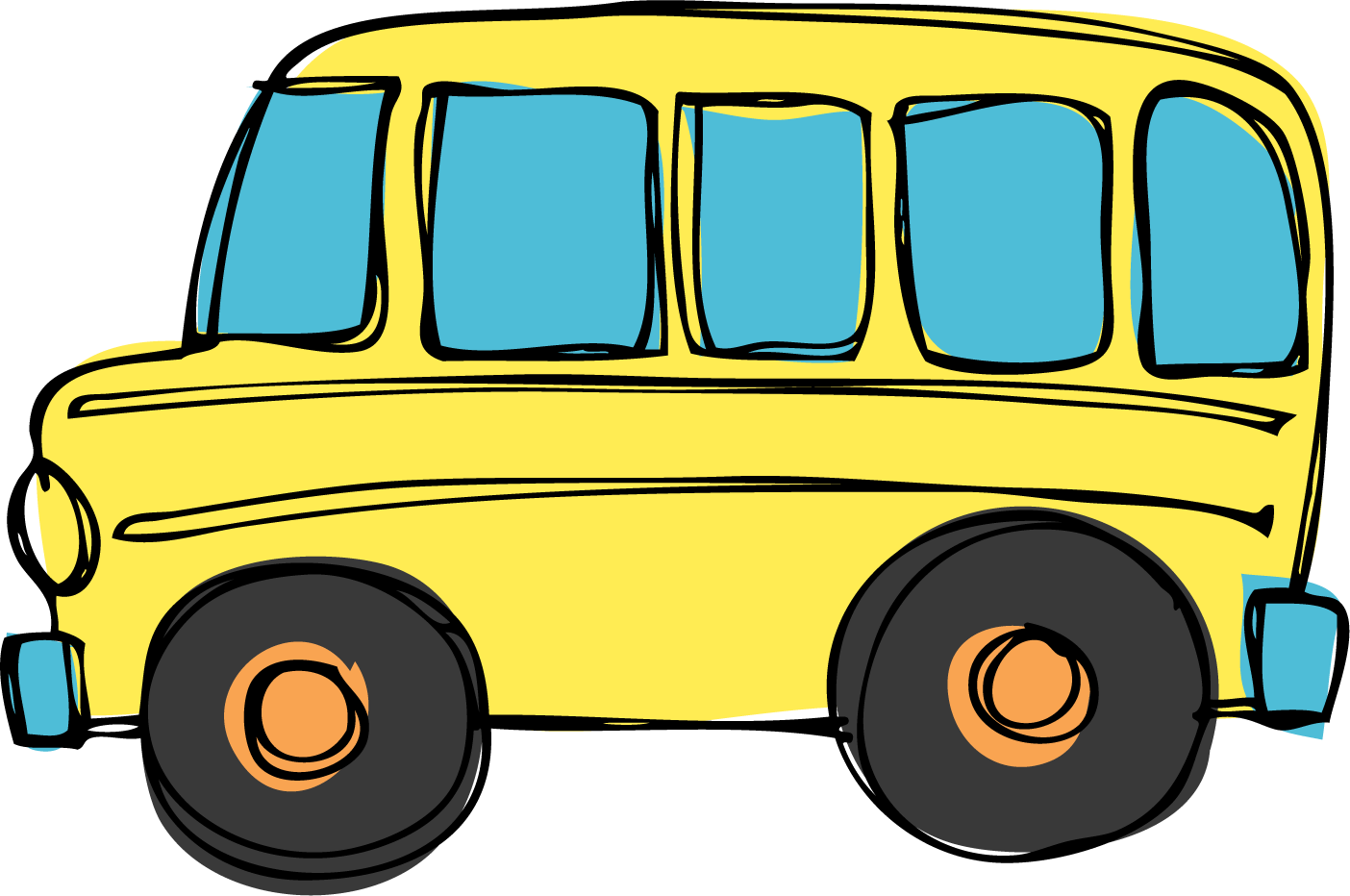 Melonheadz Bus Clipart - Transportation Clipart (1404x932)
