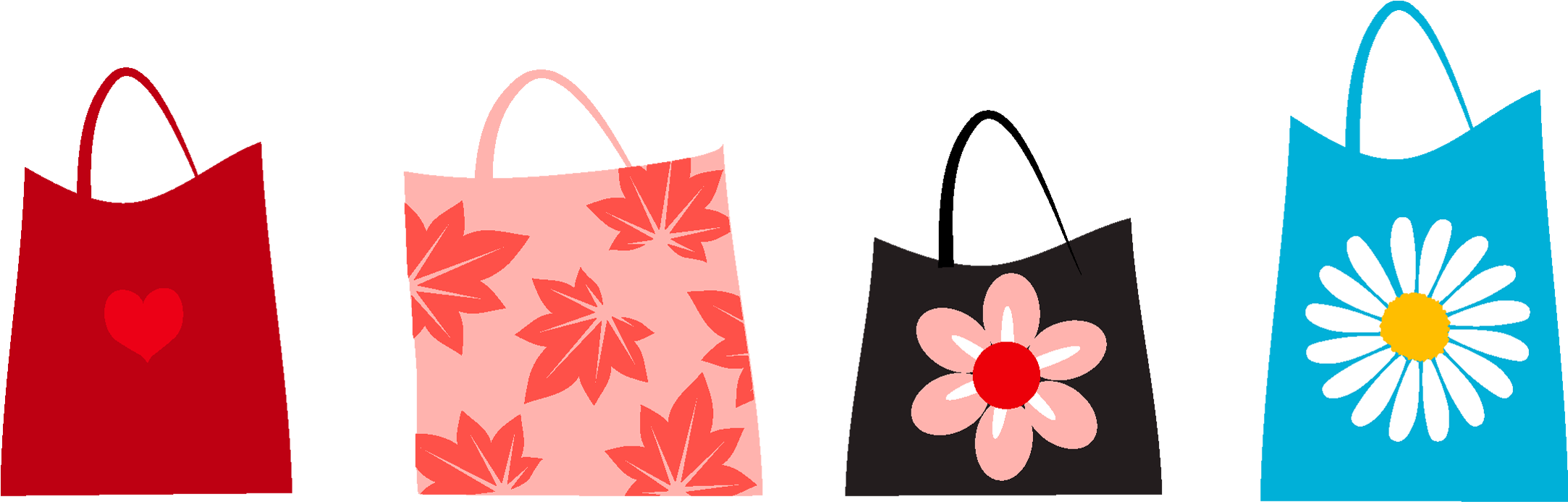 Shopping Bag Free Content Clip Art - Shopping Bag Free Content Clip Art (2247x885)