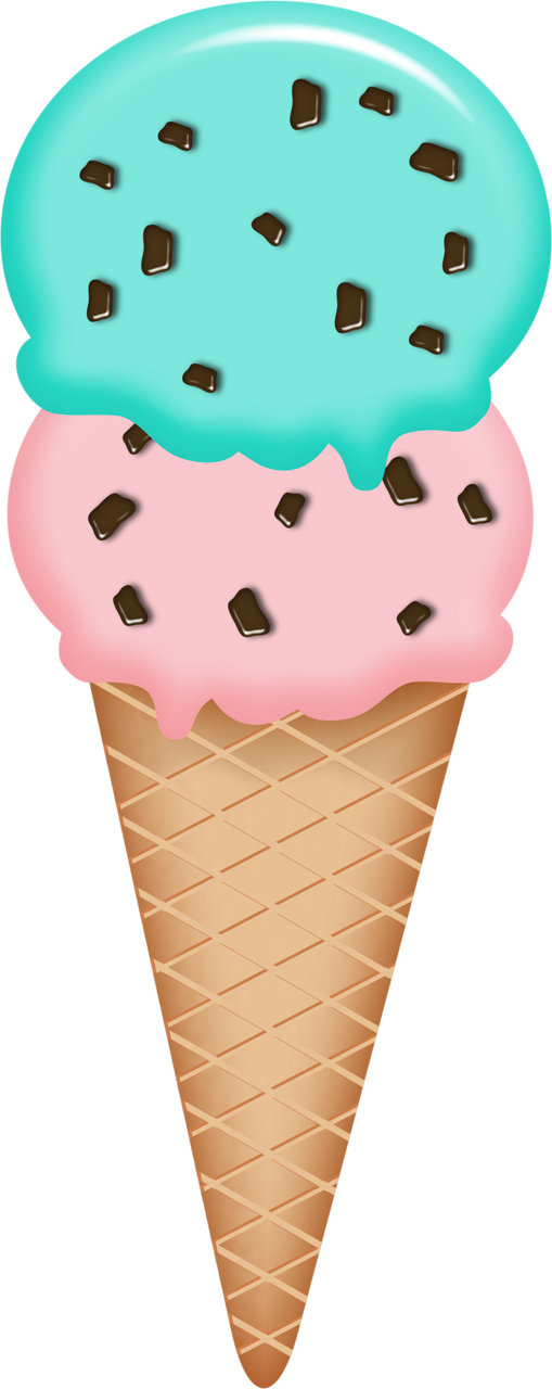 Delicious Ice Cream Cones Fs Element Scrap And Tubes - Cornet De Glace Clipart Png (509x1280)