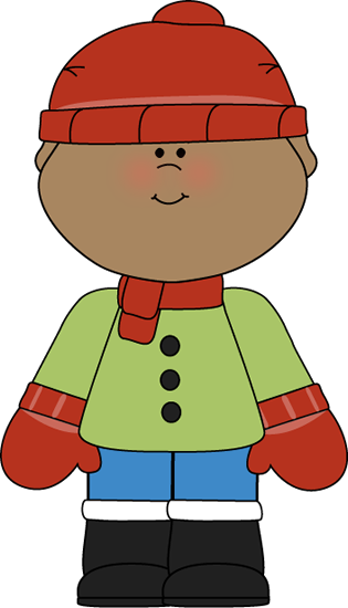 Little Winter Boy Clip Art - Daily And Seasonal Changes (315x550)