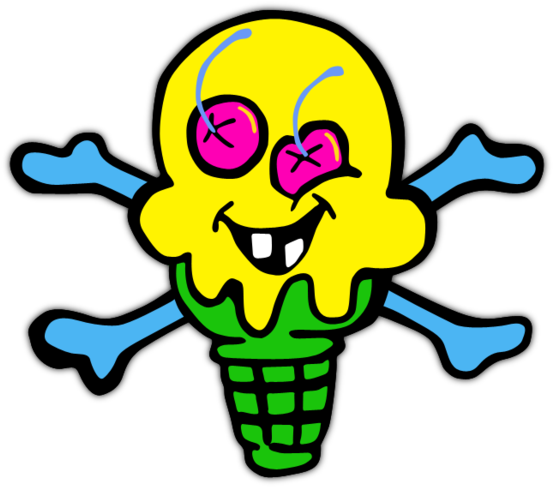 Bbc Cherry Monster Ice Cream - Ice Cream Skate Team (900x900)