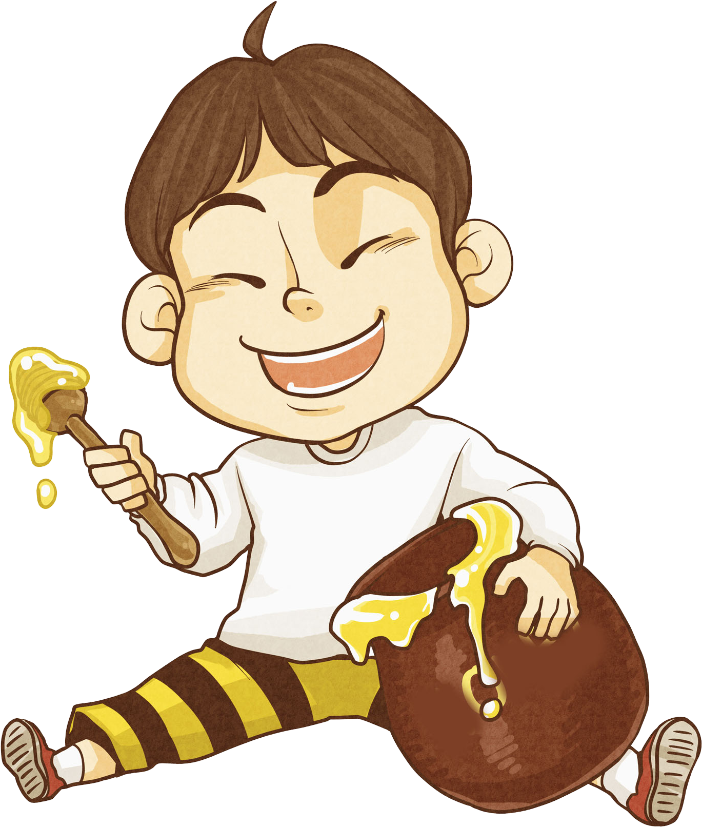 Honey Food Drawing Eating - Honey Food Drawing Eating (1869x1869)