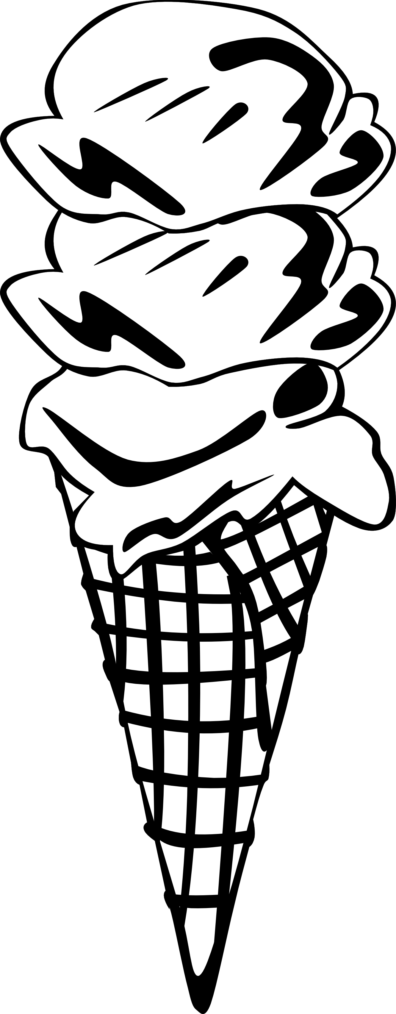 Net » Clip Art » Gerald G Ice Cream Cones Ff Menu 12 - Ice Cream Cone Clip Art (1331x3407)
