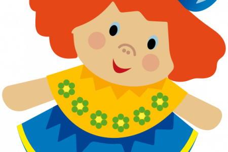 Doll Clipart Public Domain - Dall Toy Clipart (450x300)
