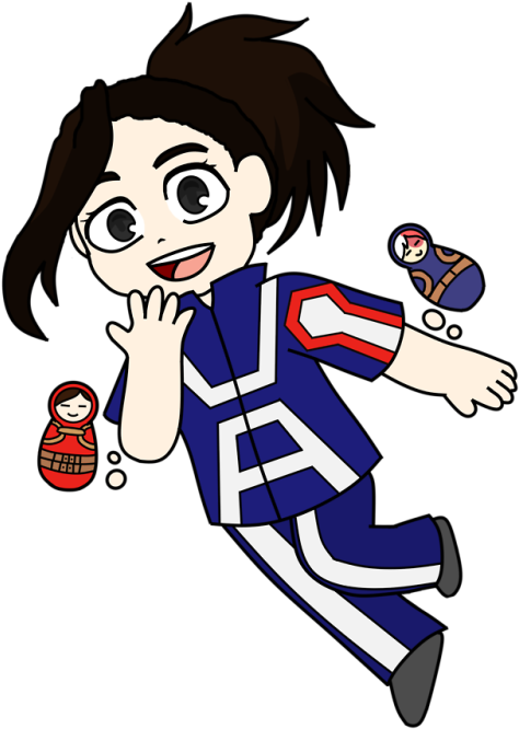 A Chibi Momo Yaoyorozu You Can Buy This Design On My - Art (500x677)