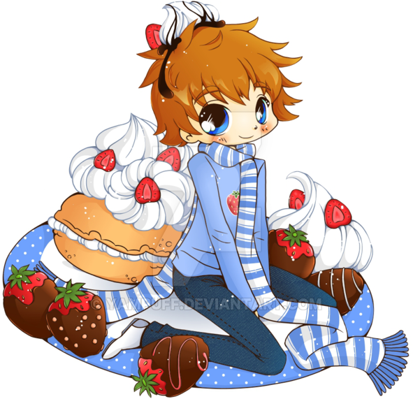 Chibi Commission By Yampuff - Anime Chibi Food Boys (600x580)