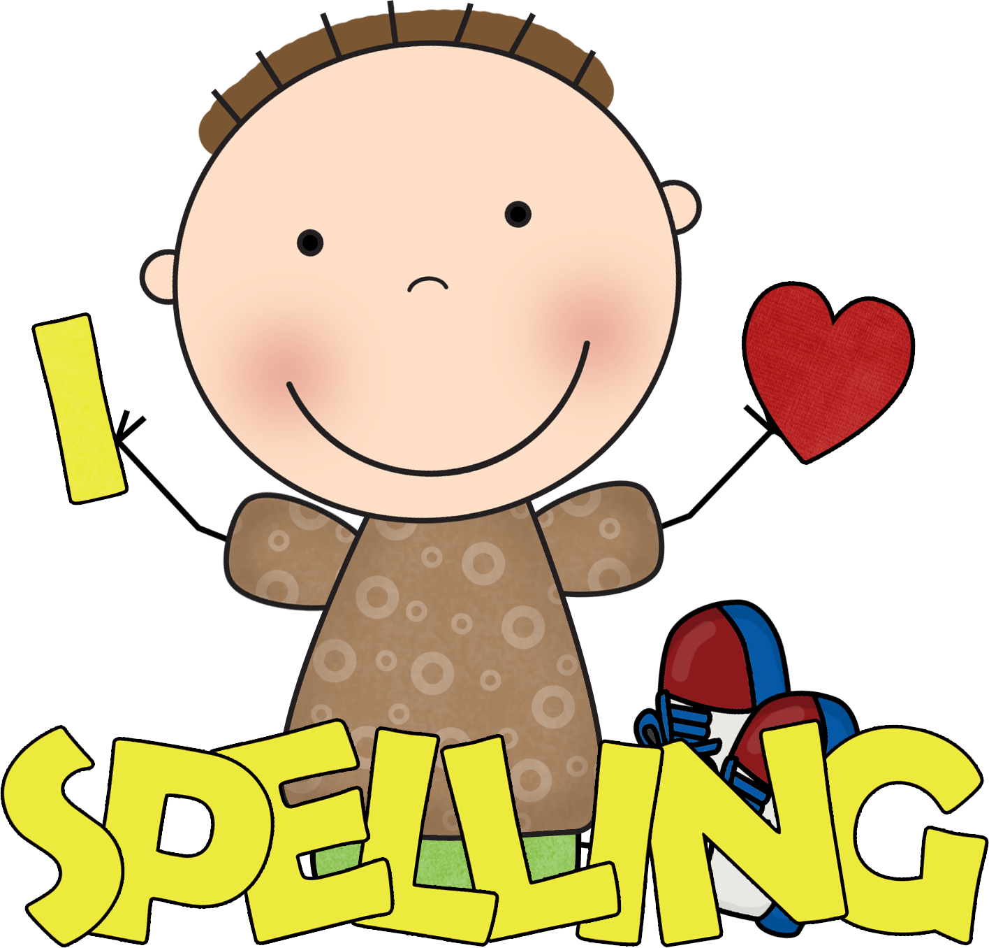 Writing Clip Art - Spelling Clipart (1416x1356)