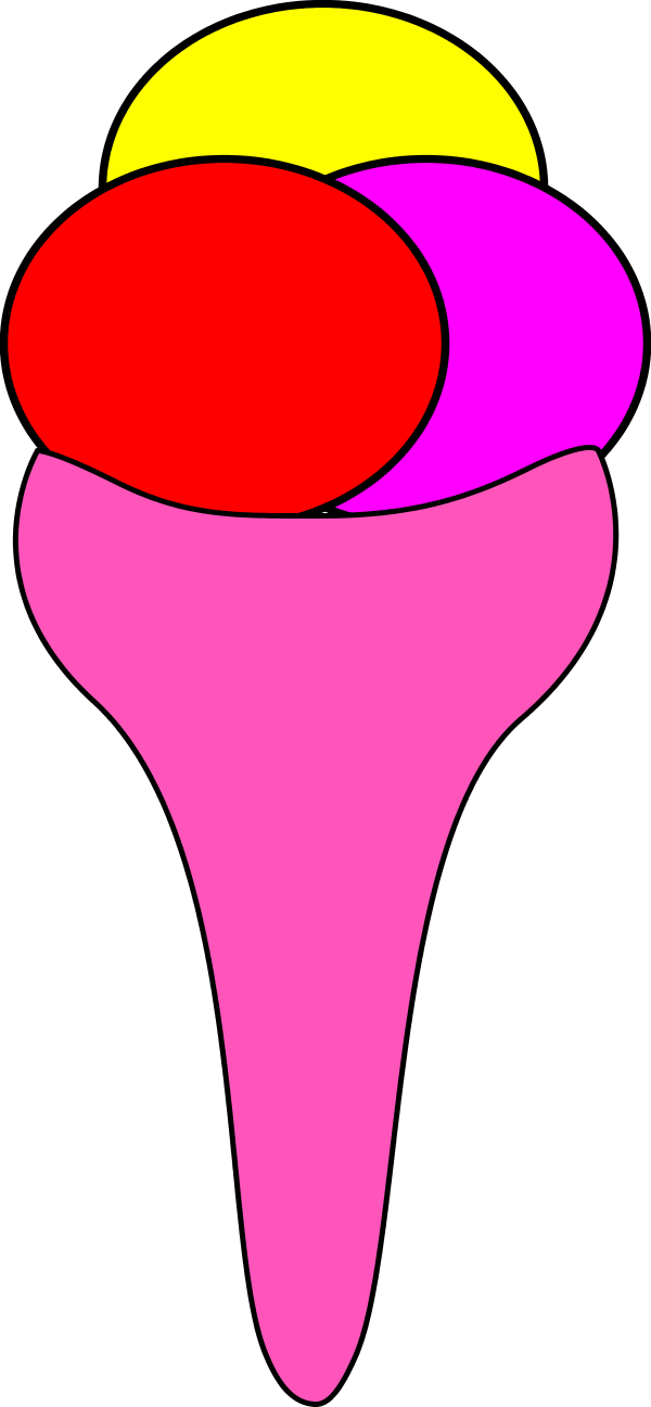 Ice Cream Cone - Ice Cream Cone (600x1297)