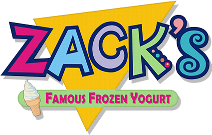 Zack's Famous Frozen Yogurt Logo - Zack's Famous Frozen Yogurt Logo (455x311)