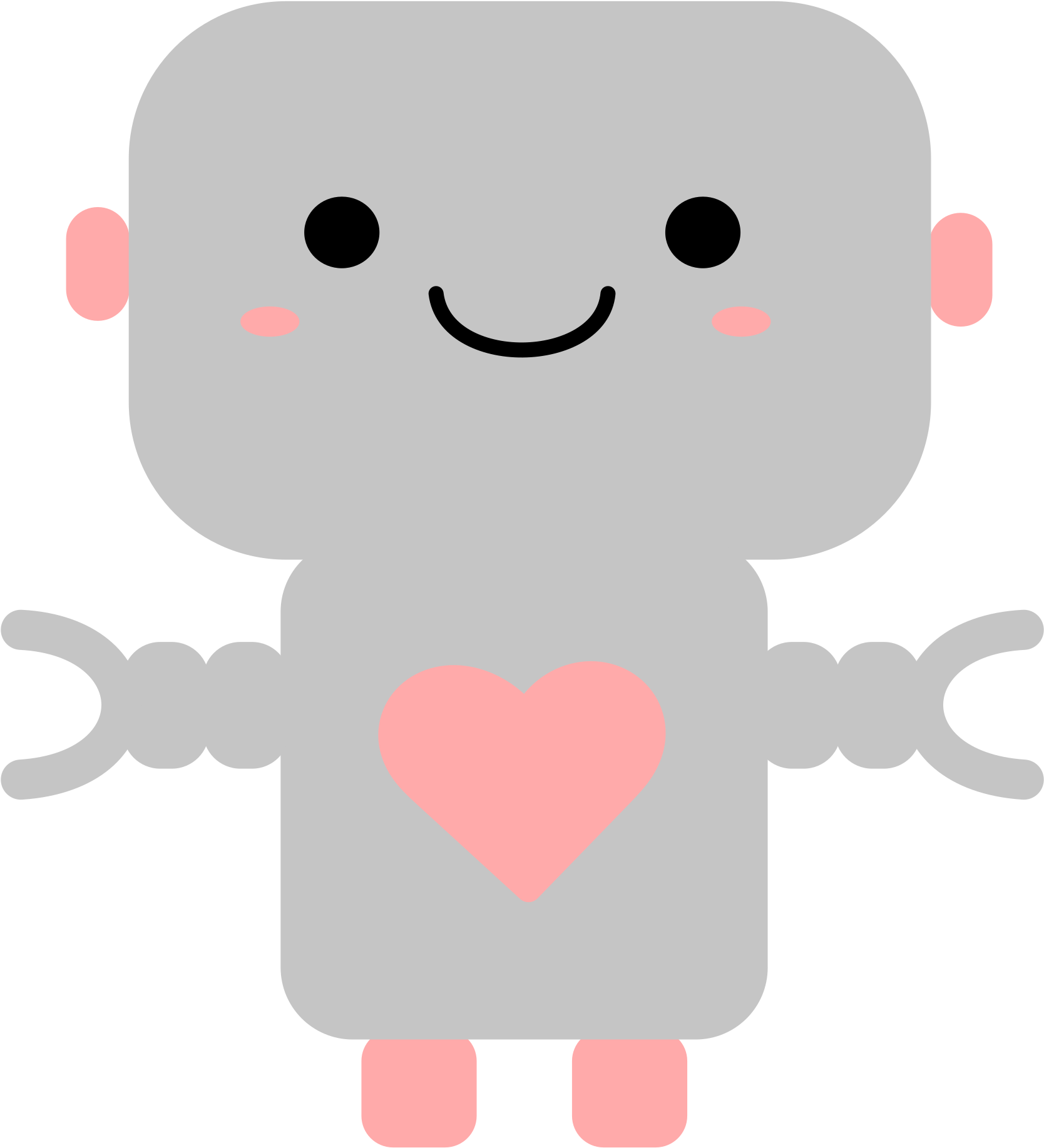 Kawaii Robot - Kawaii Robot - Full Size PNG Clipart Images Download