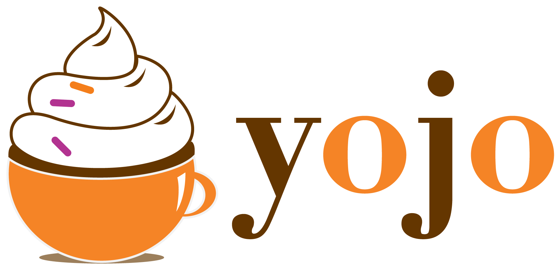 Yojo Coffee & Frozen Yogurt - Logo Yogurt Png (1863x904)