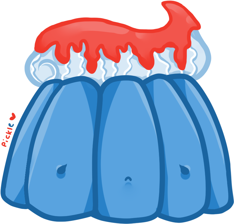 Kawaii Jello By Pickleddegg - Kawaii Jello (865x830)