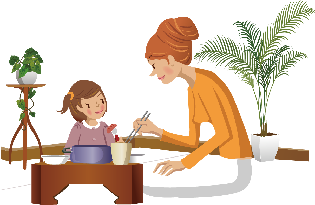 Child Eating Illustration - Child Eating Illustration (1240x1240)