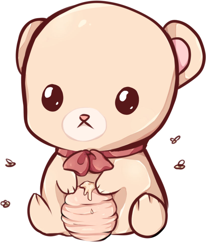 Kawaii Bear By Dessineka Kawaii Bear By Dessineka - Drawings Of A Kawaii Bear (1024x1024)