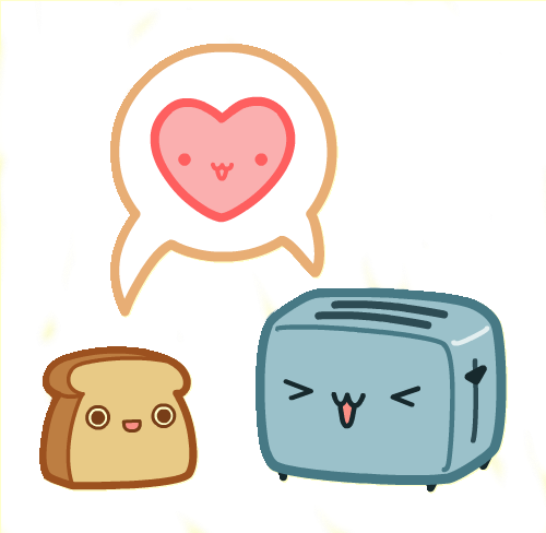 More Artists Like Miley Cyrus Png By Luzcyrus - Kawaii Toaster (500x488)