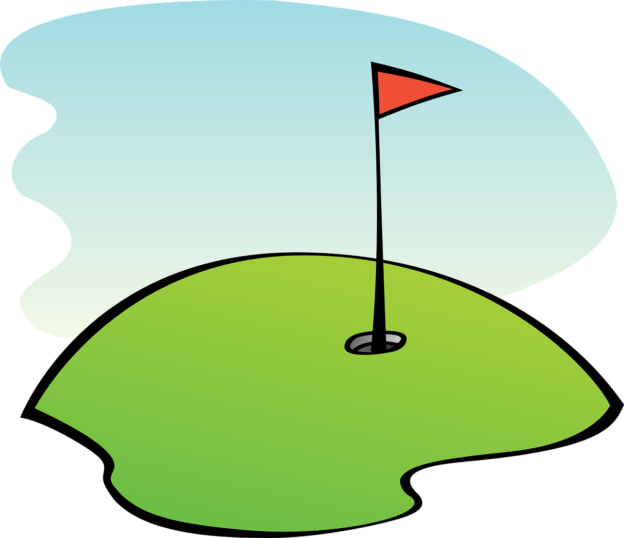 Golf Clip Art U0026middot Course Clipart - Mini Golf Clip Art (1280x1103)