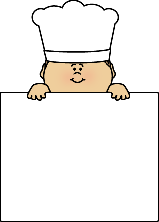 Blank Sign Chef Clip Art - Clip Art (321x447)
