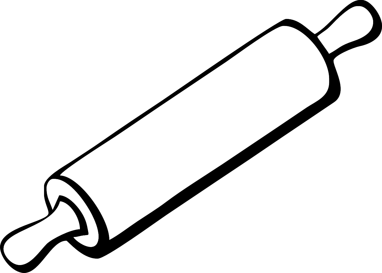 Rolling Pin Clipart Rolling Pin Clipart - Rolling Pin Clip Art (1248x893)